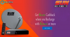 Get Rs.100 Cashback when you Recharge with Rs.2000 or more